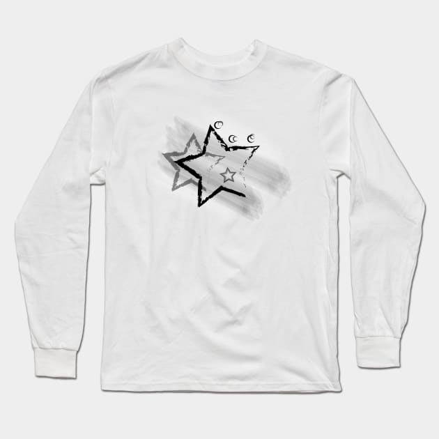Super Star, abstraction Long Sleeve T-Shirt by Lady_M